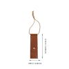 Cabilock Leather Cutlery Set Picnic Cutlery Bag Hanging Flatware Bag Flatware with Hanging Rope Utensil Storage Storage Pouch Dinnerware Outdoor view 2