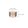 FOMIYES 5pcs Aluminum Jars Lids Round Refillable Containers for Cosmetics Candles Lip Balms for Travel Leak Storage for Creams Teas Jewelry view 2