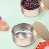 FOMIYES 5pcs Aluminum Jars Lids Round Refillable Containers for Cosmetics Candles Lip Balms for Travel Leak Storage for Creams Teas Jewelry view 4