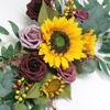 2pcs Wedding Arch Flowers Kit Decorative Sunflowers Hanging Vines Plants Faux Garlands for Wedding Reception Backdrop Decoration view 2