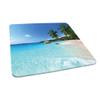 Ocean Square Table Cove, Surf Beach Scenic, Elastic Edge, Can Wipe Indoor/Outdoor Dining Table Cover, 44"x44" Blue Turquoise view 1