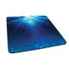 ESFVRG Ocean Square Table Cove, Underwater Landscape with Sandy Seabed Aquatic Scene Sunlight, Elastic Edge, Suitable for Kitchen Party Picnic, 44"x44" Navy Blue view 1