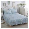 Bed Skirt Bedding Soft Bed Skirt Bedspread Full Queen King Size Bed Sheet Mattress Cover Bedsheets (Color : Wumeihuawan, Size : 1PC 180X200CM) view 4