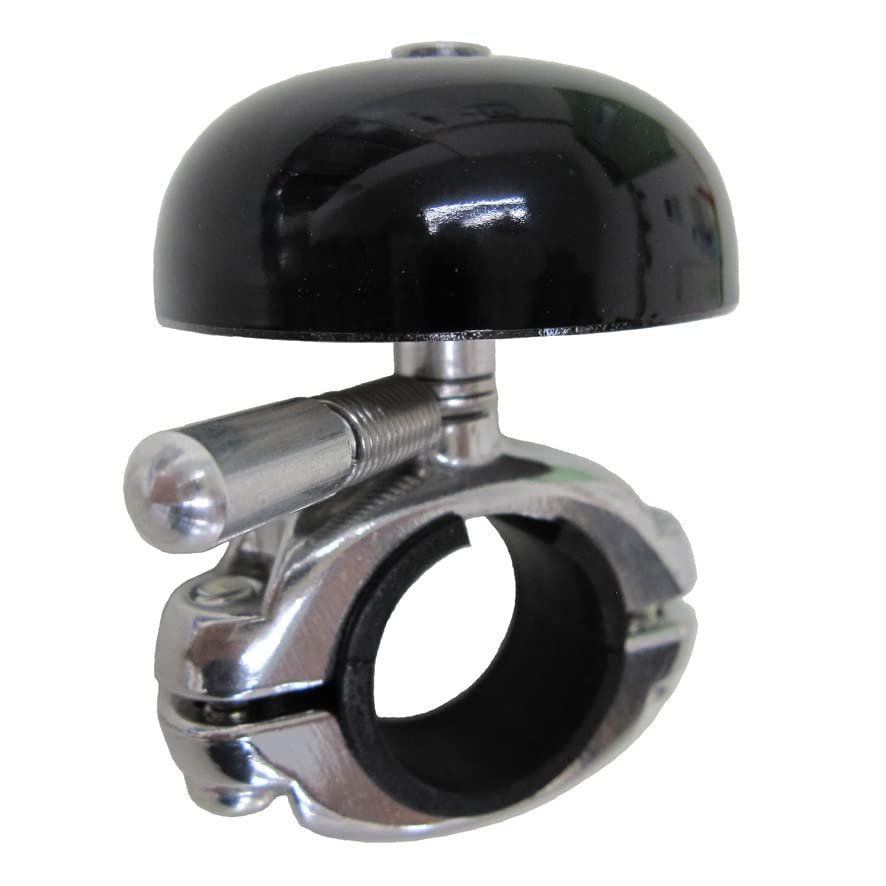 Fan Industries OH-2200A Bicycle Bell Yamabiko Bell, Aluminum, Black
