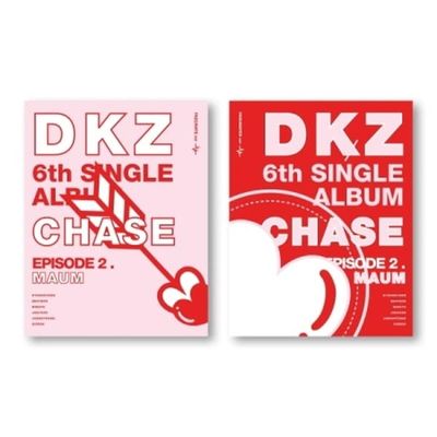 DKZ Chase Episode 2. MAUM 6th Single Album 2 Version SET CD+1p Poster+96p PhotoBook+2p PhotoCard+1p PostCard+1p 4Cut PhotoFilm+1p ID Card+1ea Sticker+Tracking Sealed