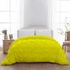 1 Piece Cotton Yellow Duvet Insert Super King 120x120Comforter Pinch Plated Design 600 GSM Medium Warm Ultra Soft Cloud Fluffy view 1
