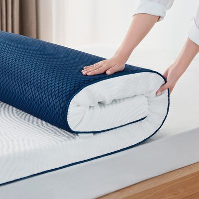 LINSY LIVING 3 Inches Twin Memory Foam Mattress Topper, Cooling Gel-Infused Swirl Memory Foam, Soft Bed Topper with Tencel Cover, CertiPUR-US and Oeko-TEX Certified, 74" L * 38" W * 3" H