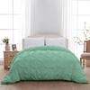 1 Piece Cotton Aqua Blue Duvet Insert Super King 120x120Comforter Pinch Plated Design 600 GSM Medium Warm Ultra Soft Cloud Fluffy view 1