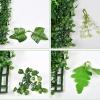 QIAOH Boxwood Hedge Wall Panels 20PCS, Greenery Wall Panels with Flowers, Artificial Boxwood Mats Hedges Plants, Artificial Boxwood Hedge Panels, Artificial Green Wall view 4