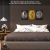 3D Metal Effect Wall Art, Love Heart Gray 3D Art Wall, Gold Silver 3D Art Wall Decor for Modern Living Room, Valentine's Day Romantic Hug Kiss Canvas Wall Art for Couples Bedroom 12"x18"x3Pcs view 3