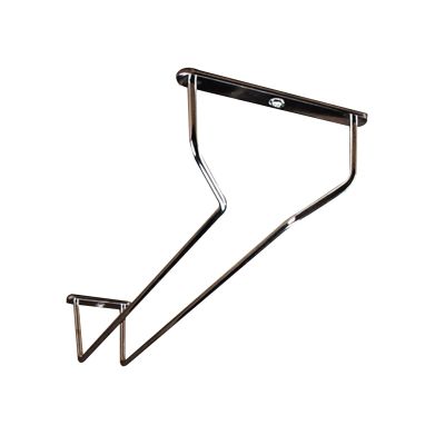 1/2/3 Row Hanging Stemware Holder, Wall-mounted Wine Glass Holder With Screws, 16" 20" 24" Wine Glass Rack Storage Under Shelf, Wine Glass Drying Storage Hanger, Save Space