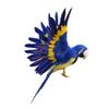 Easnea VARIOUS Decoration Wire Christmas Model Artificial Birds Lifelike Feathered Tree Craft - Parrot Blue, as described view 2