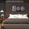 3D Metal Effect Wall Art, Love Heart Gray 3D Art Wall, Silver 3D Art Wall Decor for Modern Living Room, Valentine's Day Romantic Hugging Canvas Wall Art for Couples Master Bedroom 12"x18"x3Pcs view 3