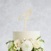 Vinisong Acrylic Glitter Gold Cake Topper Letter P Cake Toppers Initial Decoration for Wedding Anniversary Birthday Party Decorations Supplies Party Decor for Children or Adults view 4