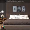 3D Metal Effect Wall Art, Love Heart Gray 3D Art Wall, Gold Silver 3D Art Wall Decor for Modern Living Room, Valentine's Day Romantic Hug Kiss Canvas Wall Art for Couples Bedroom 12"x18"x3Pcs view 3