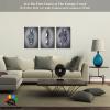 3D Metal Effect Wall Art, Love Heart Gray 3D Art Wall, Silver 3D Art Wall Decor for Modern Living Room, Valentine's Day Romantic Hugging Canvas Wall Art for Couples Master Bedroom 16"x24"x3Pcs view 3