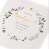 UK Greetings Wedding Card for Him/Her/Friend - Wreath Design view 4