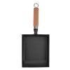 15.5cm Tamagoyaki Pan, Japanese Omelette Pan, Nonstick Skillet Rectangular Frying Pan with Anti Scalding Wood Handle, Flat Bottomed Pancake Pan for Kitchen view 1