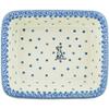 Polmedia Polish Pottery Rectangular Baker - Dalmatian Delight Pattern Handmade in Boleslawiec Poland by Ceramika Artystyczna + Certificate of Authenticity view 2