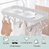 MMXYYUU Multi-Functional Drying Rack with Multiple Clips  Sock Hanger  Drip Hanger  Underwear Rack  Underwear Hanger  view 2