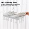 MMXYYUU Multi-Functional Drying Rack with Multiple Clips  Sock Hanger  Drip Hanger  Underwear Rack  Underwear Hanger  view 4