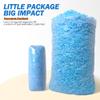 Amorstra Bean Bag Filler Shredded Memory Foam Filling 10 Pounds, Pillow Stuffing Bean Bag Refill Material for Pouf Ottoman Couch Cushion Dog Bed Stuffed Animals and Art Crafts - Blue view 4