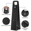 RYDDOY Black Wine Gift Bag, Leather Wine Tote, Single Bottle Wine Carrier view 4