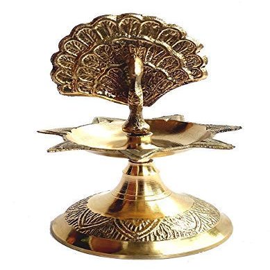 Frienemy Presents Brass Diya (4 X 2.5 X 2.5 Inch, Gold) #Frienemy-0234