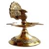 Frienemy Presents Brass Diya (4 X 2.5 X 2.5 Inch, Gold) #Frienemy-0234 view 2