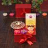 Frienemy Presents Diwali Gift Items Hampers Set for Family Members Corporate Employee Gift Box of Crystal Diya for Diwali - Diya Oil Lamp for Puja - Set of 4#Frienemy-0345 view 2