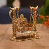Frienemy Presents Aluminium Laddu Gopal Jhula (Golden, 8 X 6.5 X 2.5 Inch), 8"" X 6.5"" X 2.5""" (Dfms215) #Frienemy-0063 view 2