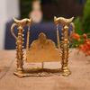 Frienemy Presents Aluminium Laddu Gopal Jhula (Golden, 8 X 6.5 X 2.5 Inch), 8"" X 6.5"" X 2.5""" (Dfms215) #Frienemy-0063 view 3