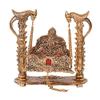Frienemy Presents Aluminium Laddu Gopal Jhula (Golden, 8 X 6.5 X 2.5 Inch), 8"" X 6.5"" X 2.5""" (Dfms215) #Frienemy-0063 view 4