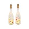 12.5 Inch Lighted Spinning Water Globe Bottles with Poppy Flower Design and Timer Set of 2 view 3