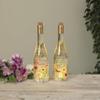 12.5 Inch Lighted Spinning Water Globe Bottles with Poppy Flower Design and Timer Set of 2 view 4
