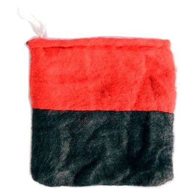 Aura Variety 24 PCS 3"x 4" Reversible RED/Black Cotton Cloth Bag White String Reversible Rojo/Negro Mojo Treasure Bag
