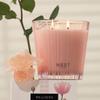 NEST New York Scented 3-Wick Candle, Himalayan Salt & Rosewater - 21.2 oz - Up to 100-Hour Burn Time - Reusable Glass Vessel view 3