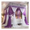 ZYYWX Bed Canopy Princess Style Lace Tent, Floor-to-Ceiling Mosquito Net/Bed Curtain with Stainless Steel Bracket, Easy to Install (Color : A8, Size : 180x200x210cm) view 1
