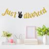 Belrew Just Divorced Banner, Goodbye Party Decor, Game Over Party, Divorce Party Decoration Supplies, Glittery Gold view 2