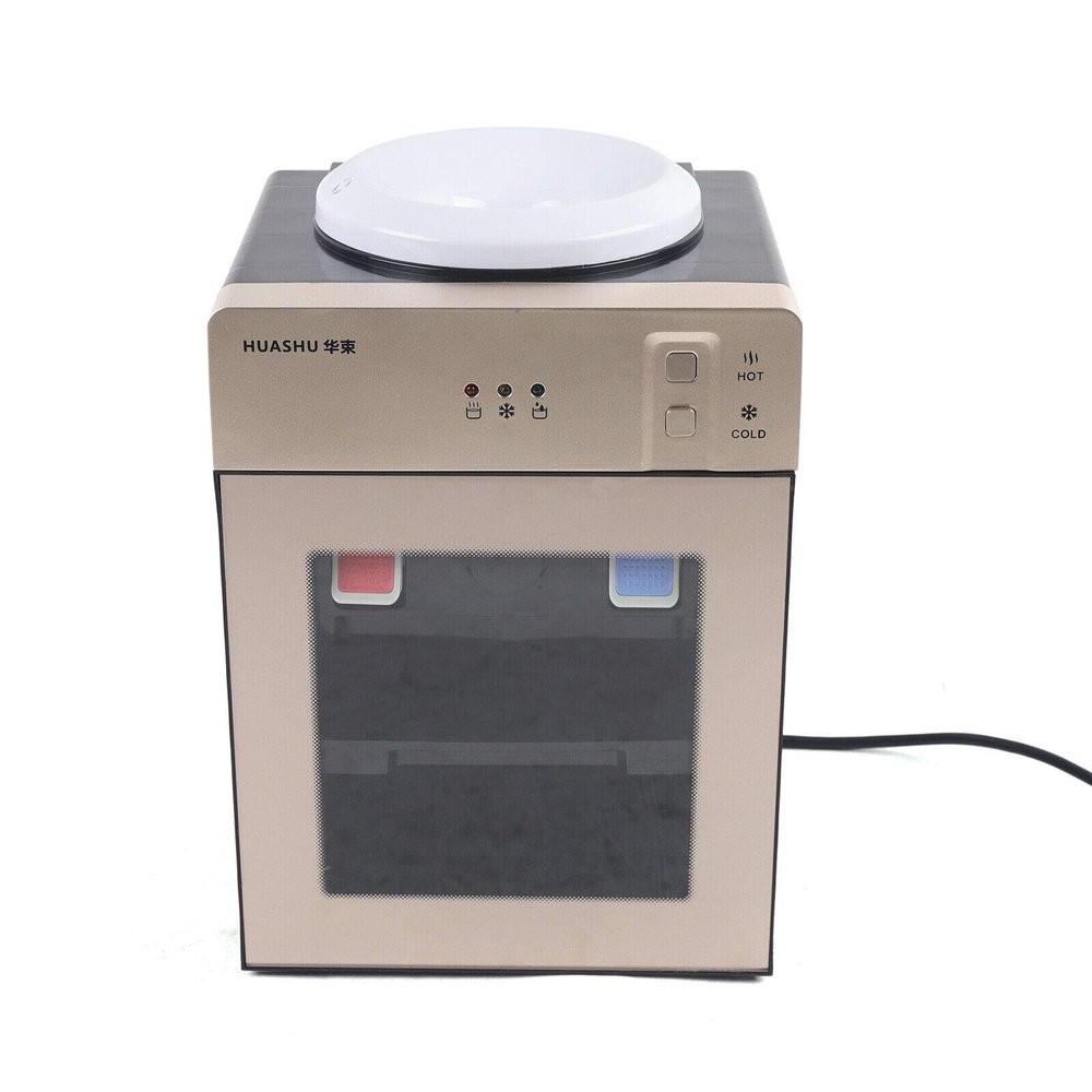 Hot&Cold Water Cooler Dispenser - Freestanding Top Loading Home Office with 3 Temperature Settings - Hot, Cold & Room Water, Durable Stainless Steel Construction