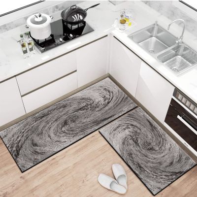 FFcarpet Hallway Rug Runner Non Slip 3'4"x5' Modern Black Runner Rugs Non Skid for Floor
