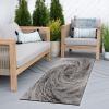 FFcarpet Hallway Rug Runner Non Slip 3'4"x5' Modern Black Runner Rugs Non Skid for Floor view 3
