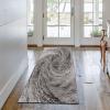 FFcarpet Hallway Rug Runner Non Slip 3'4"x5' Modern Black Runner Rugs Non Skid for Floor view 4