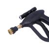 110V Heavy-Duty Handheld Pressurized Steam Cleaner, Automatic Mobile Multipurpose Power Steamer, Extra-Long Power Cord, Home Cleaning Machine for upholstery, carpet, tile and grout (Black) view 4