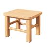 Solid Wood Stool Wooden Small Foot Step Stools Wooden Stool Step Small Footstool Bench Plant Stand Rustic Fishing Wood Stools for Adults Living Room,Bathroom, Kitchen, Office, Garden Small Seat view 1