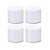 LUOFDCLDDD Furniture Legs4 Liftniture Risers Bed Risers,Self-Adhesiveniture Legs Made of Carbon Steel,Raised Cabinet Legs Chair Bed Sofa and Coffee Table Feet,Round,Punch-Free/White/6 * 5Cm view 1
