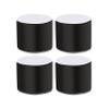 LUOFDCLDDD Furniture Legs4 Liftniture Risers Bed Risers,Self-Adhesiveniture Legs Made of Carbon Steel,Raised Cabinet Legs Chair Bed Sofa and Coffee Table Feet,Round,Punch-Free/Black/6 * 5Cm view 1