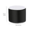 LUOFDCLDDD Furniture Legs4 Liftniture Risers Bed Risers,Self-Adhesiveniture Legs Made of Carbon Steel,Raised Cabinet Legs Chair Bed Sofa and Coffee Table Feet,Round,Punch-Free/Black/6 * 5Cm view 2