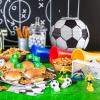 Kesoto 12 Inch Soccer Paper Lanterns - Pack of 5, Black, LED, Not Water Resistant, Soccer-Themed Paper Lantern, Lantern view 3