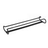 14 Inch Wine Glass Rack, Stainless Steel Under Shelf Wine Glass Holder, Can Hold 3-5 Wine Glasses, Hanging Hanger Stemware Holder For Bar Kitchen(Black/Chrome) (Color : Black, Size : 1pcs) view 1